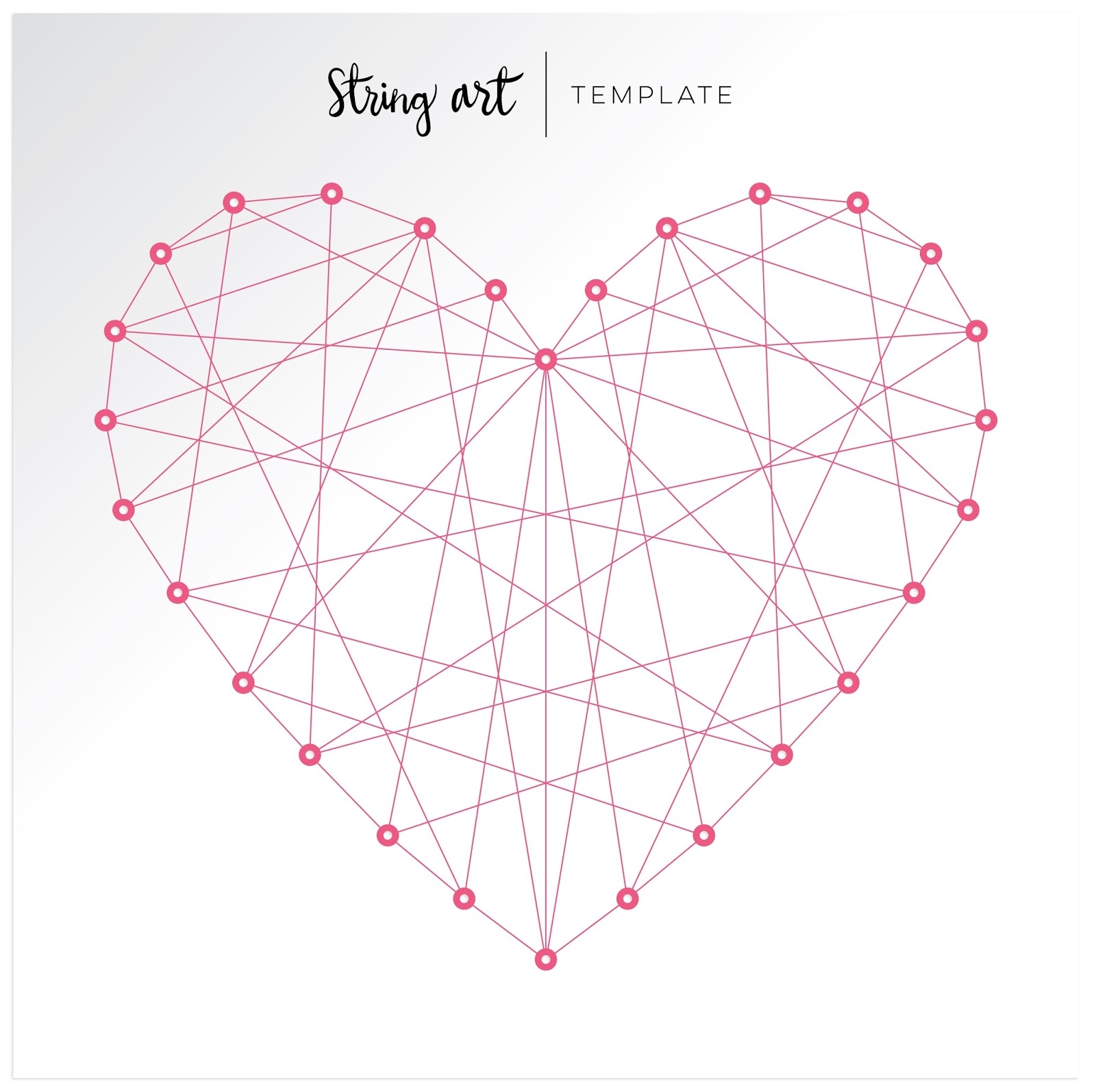 Free Printable String Art Templates