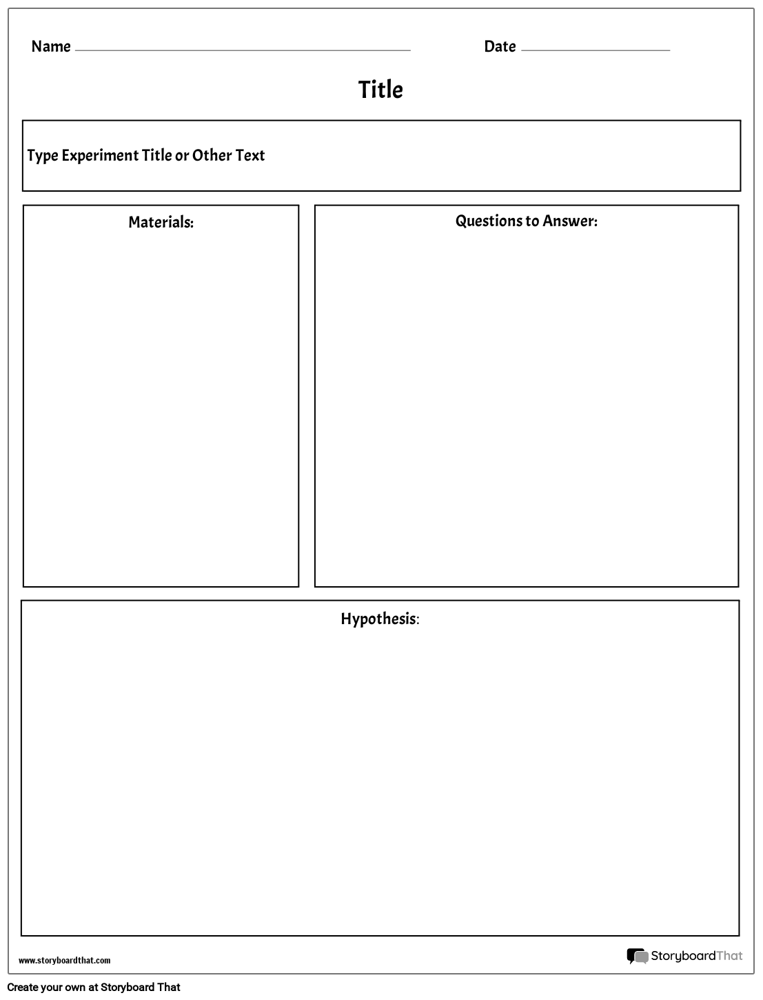 Free Printable Lab Report Template
