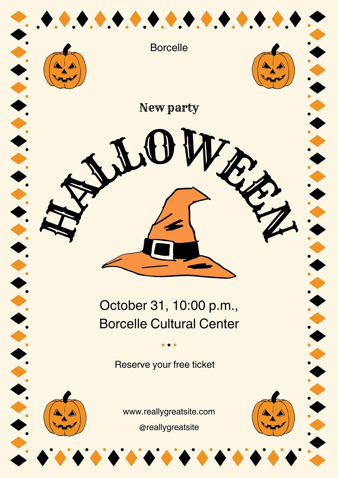 Free Printable Halloween Flyer Templates