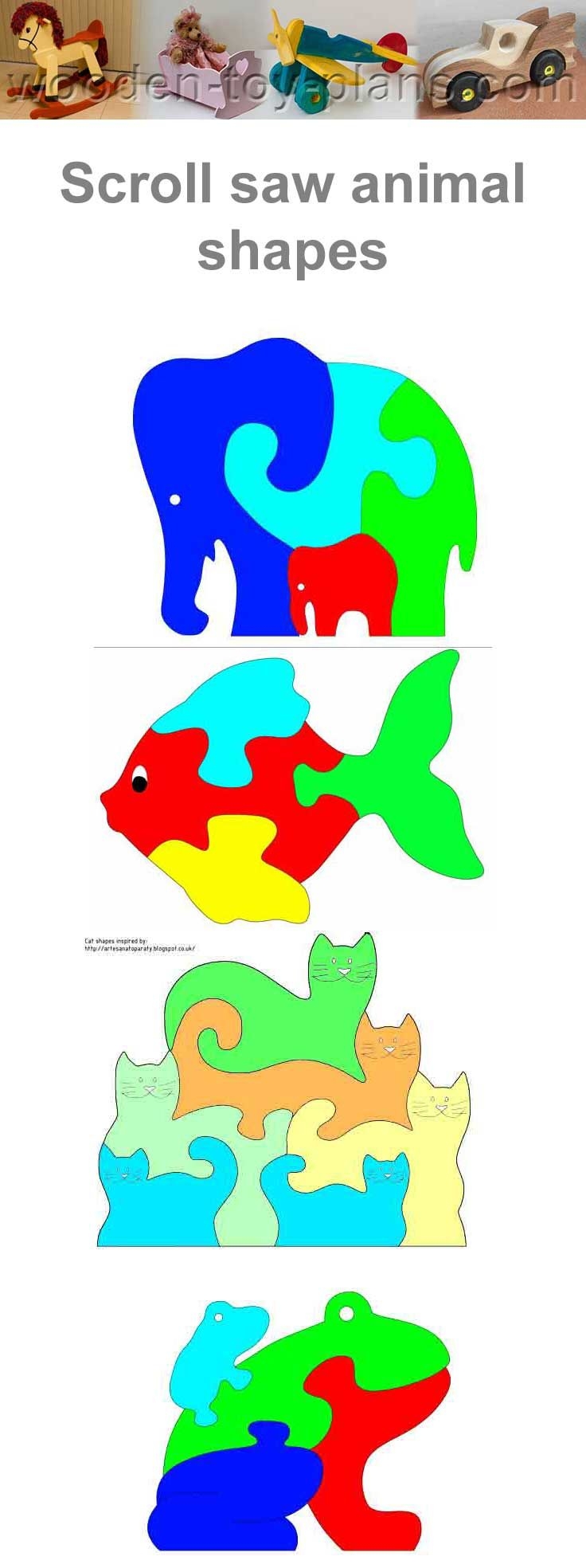 Scroll Saw Puzzle Patterns 19 Simple Print Ready Free To Download 