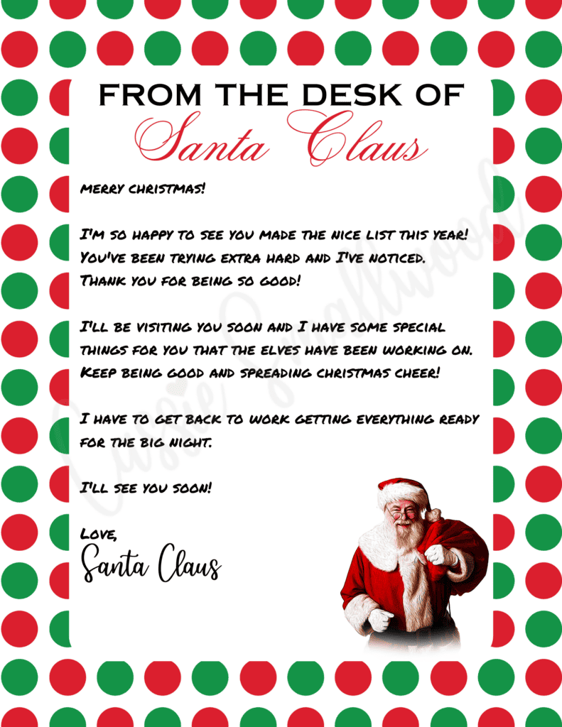 THE CUTEST Letters From Santa Cassie Smallwood