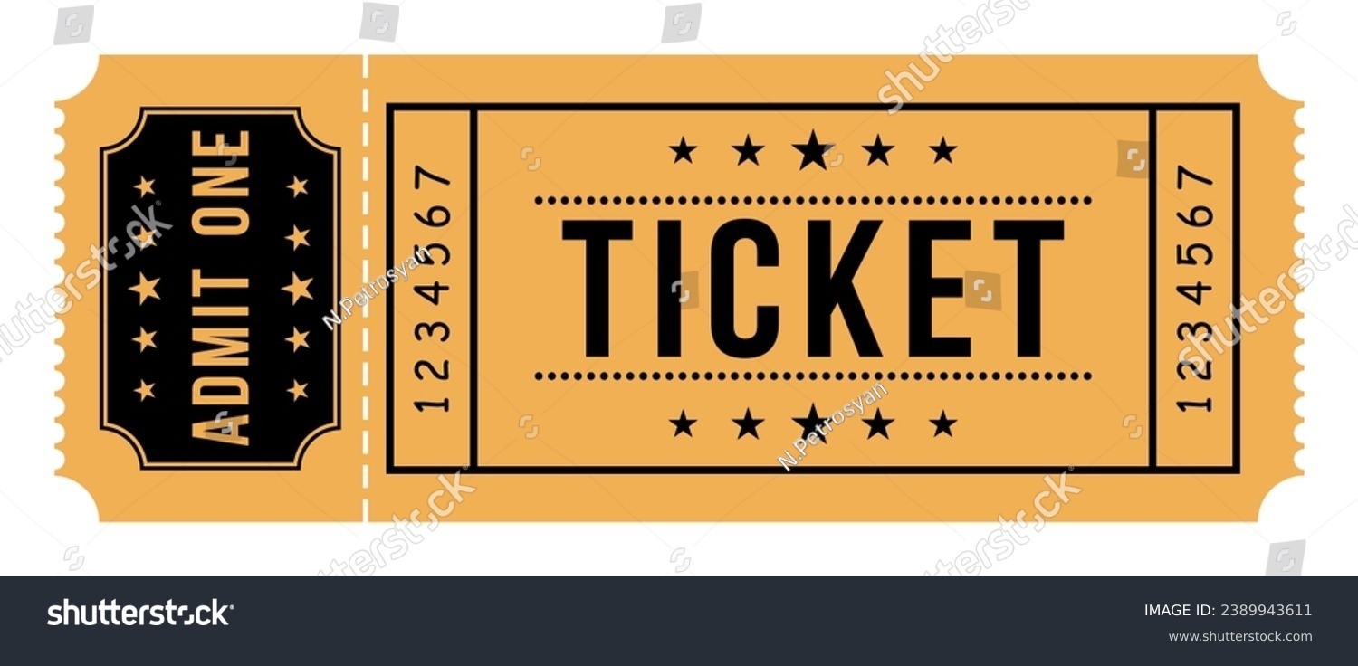 Free Printable Ticket Stub Template