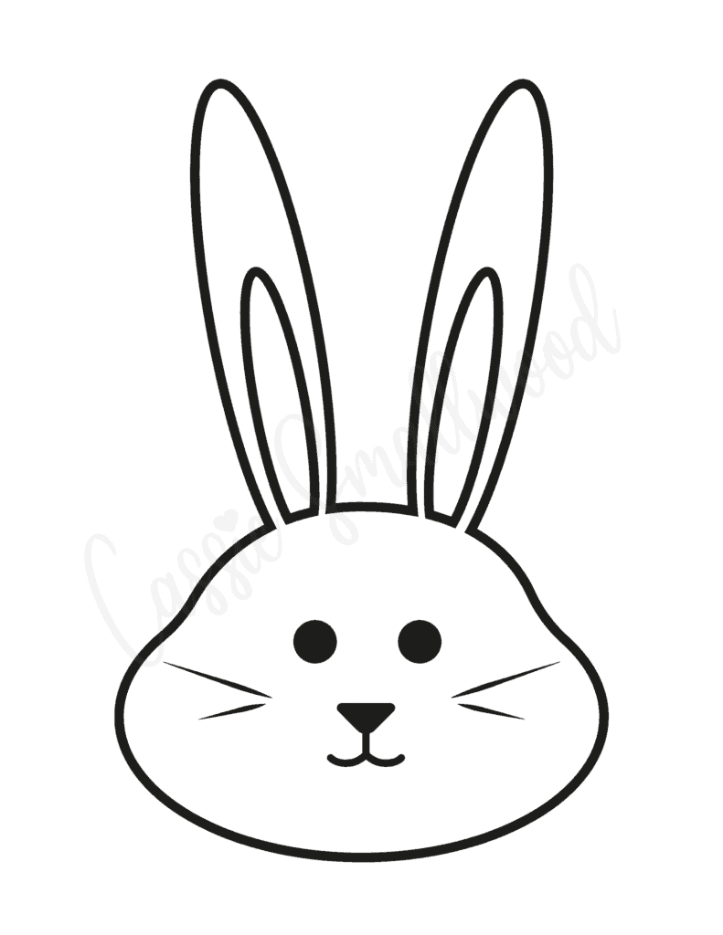 Free Printable Bunny Face Templates