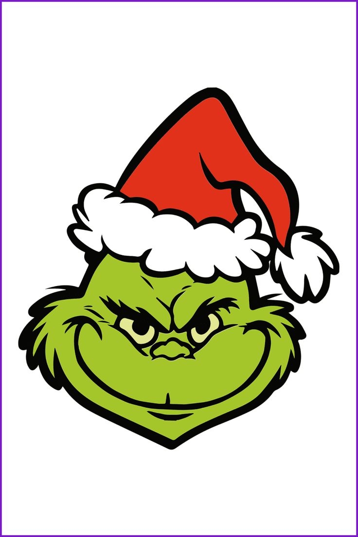 Free Printable Grinch Face Templates