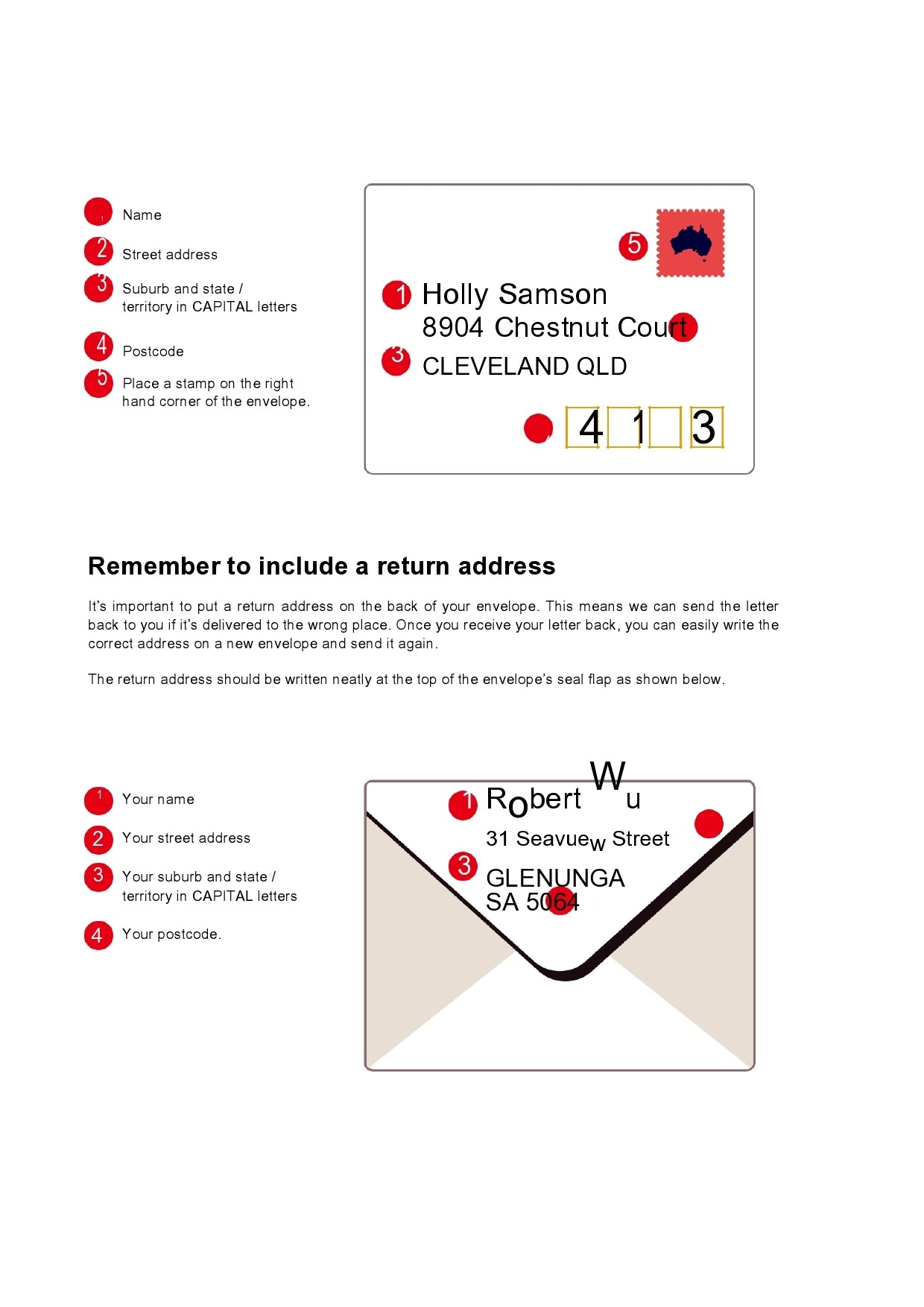 Free Printable Envelope Address Templates