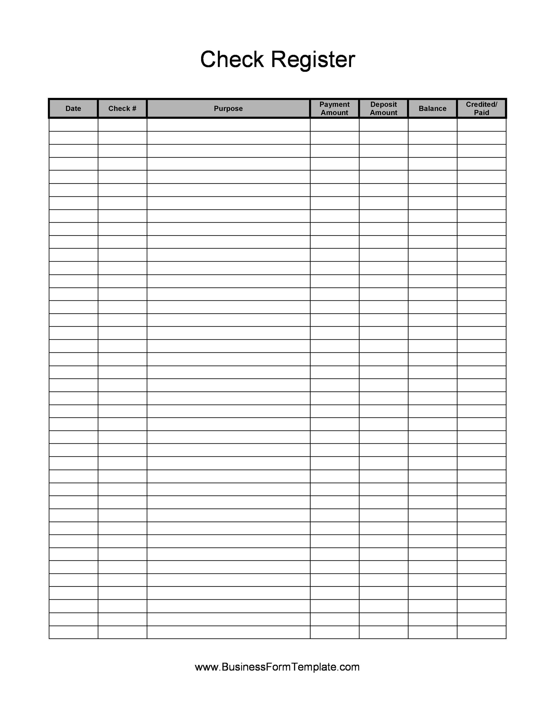 39 Checkbook Register Templates 100 Free Printable TemplateLab 39 Checkbook Register Templates 100 Free Printable TemplateLab
