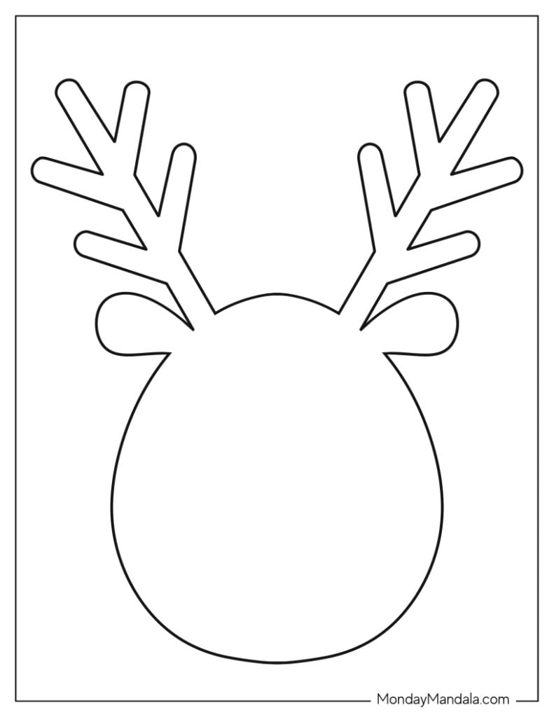 42 Reindeer Templates Free PDF Printables 