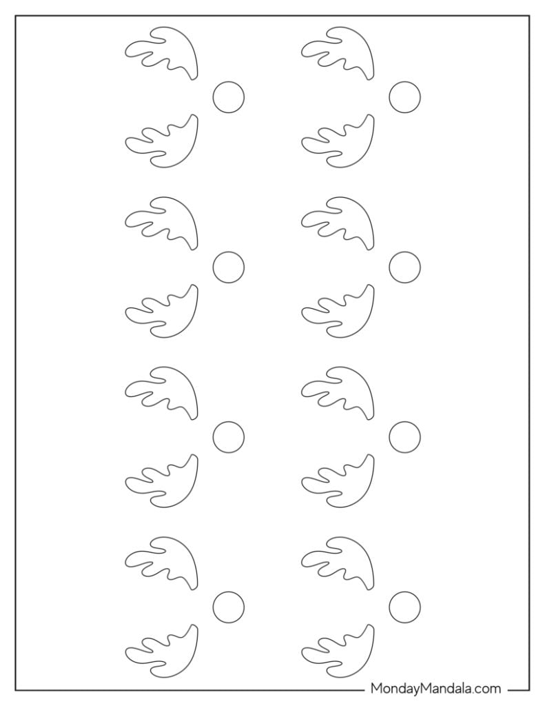 42 Reindeer Templates Free PDF Printables 42 Reindeer Templates Free PDF Printables
