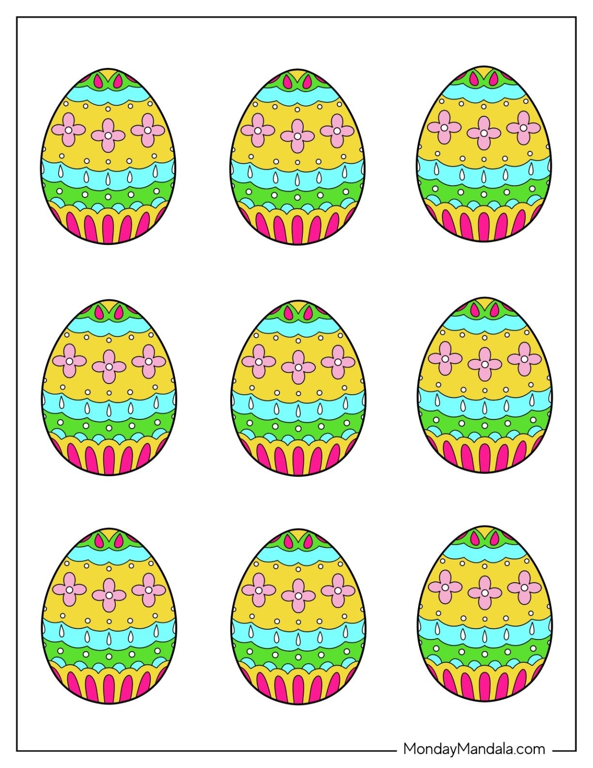58 Easter Egg Templates Free PDF Printables 58 Easter Egg Templates Free PDF Printables