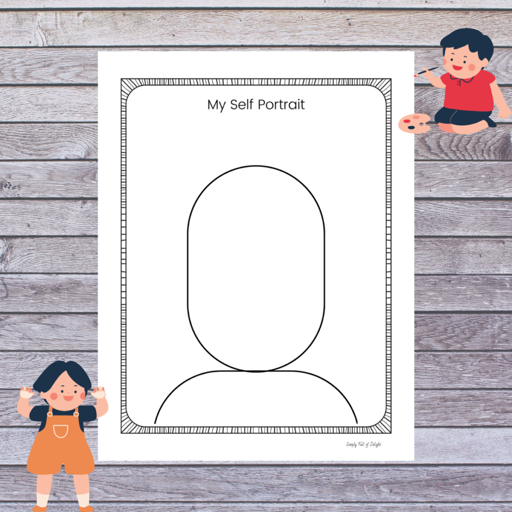 Self Portrait Templates Free Printable