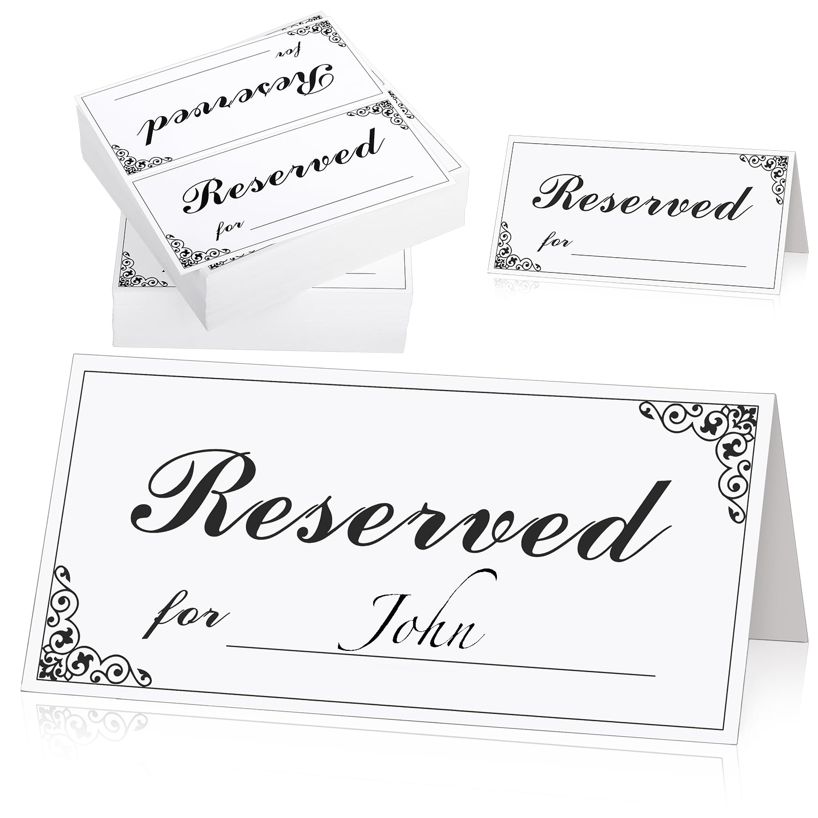 Free Printable Double Sided Reserved Sign Templates