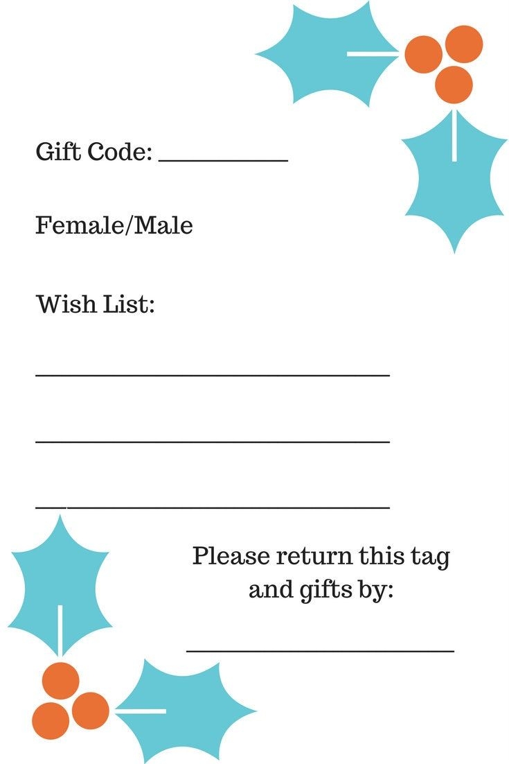 Free Printable Angel Tree Templates
