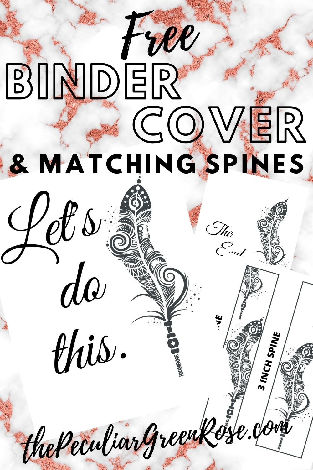 Free Printable Binder Spine Templates