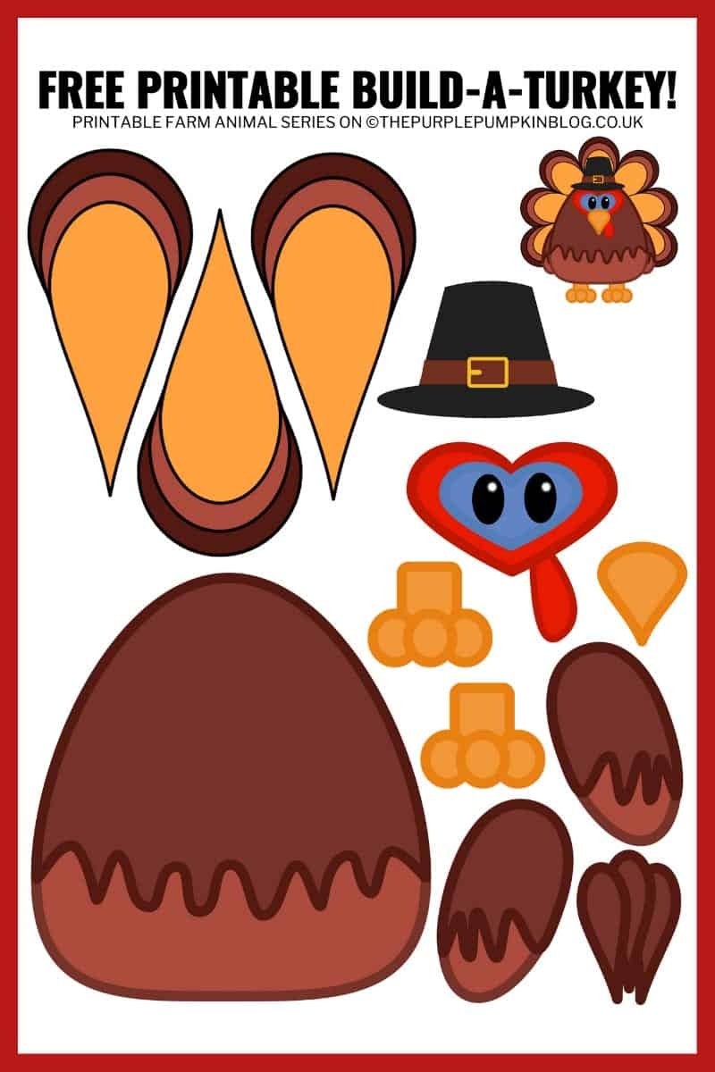 Free Printable Turkey Craft Templates Free Printable Turkey Craft Templates