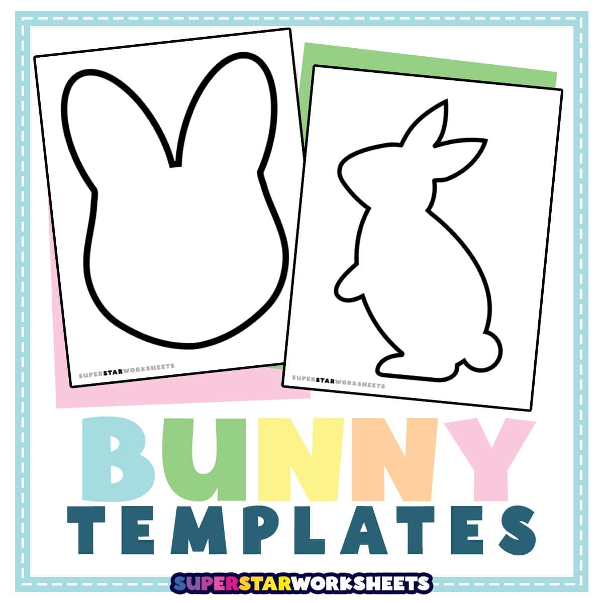 Easter Bunny Templates Free Printable