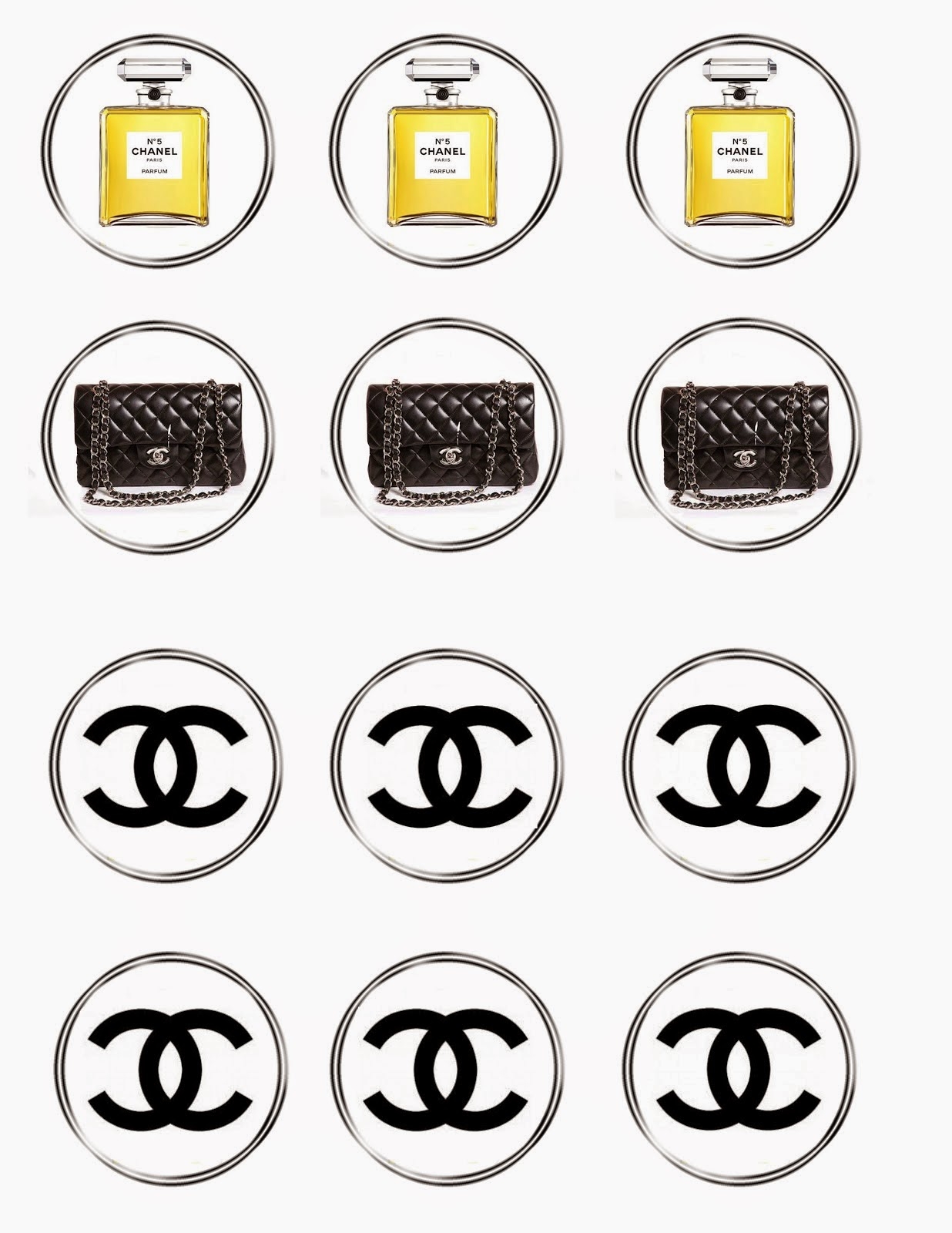 Templates Free Free Printable Chanel Wall Art