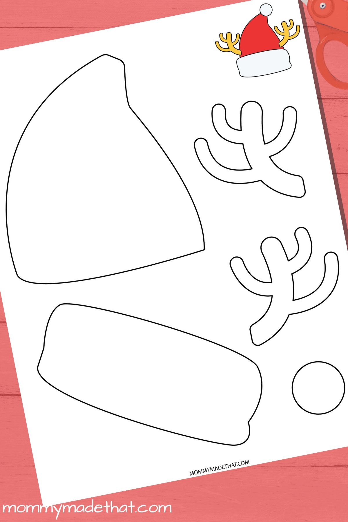Free Printable Santa Hat Templates
