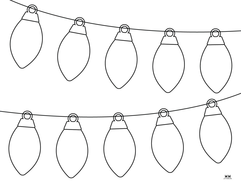 Christmas Light Templates Printable Free