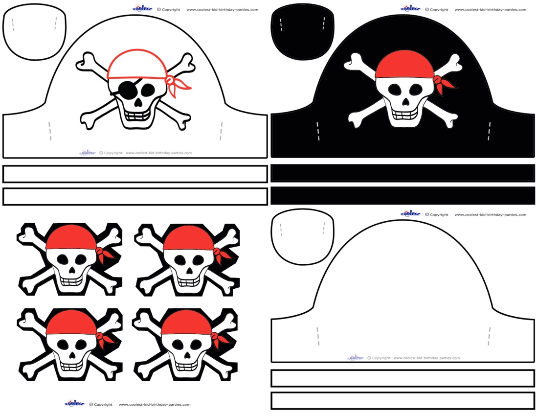 Free Printable Pirate Hat Templates