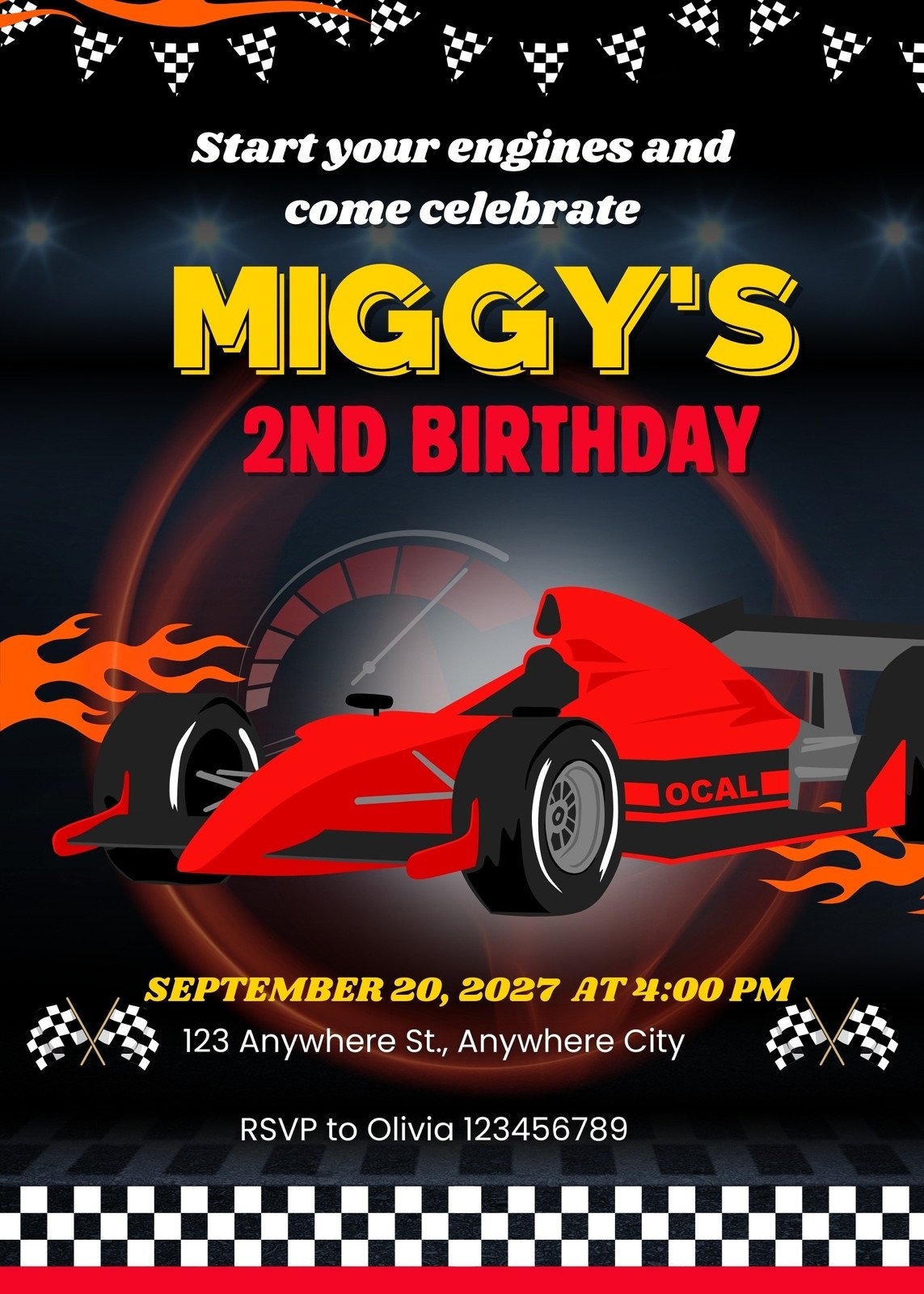 Customize 58 Car Birthday Invitations Templates Online Canva