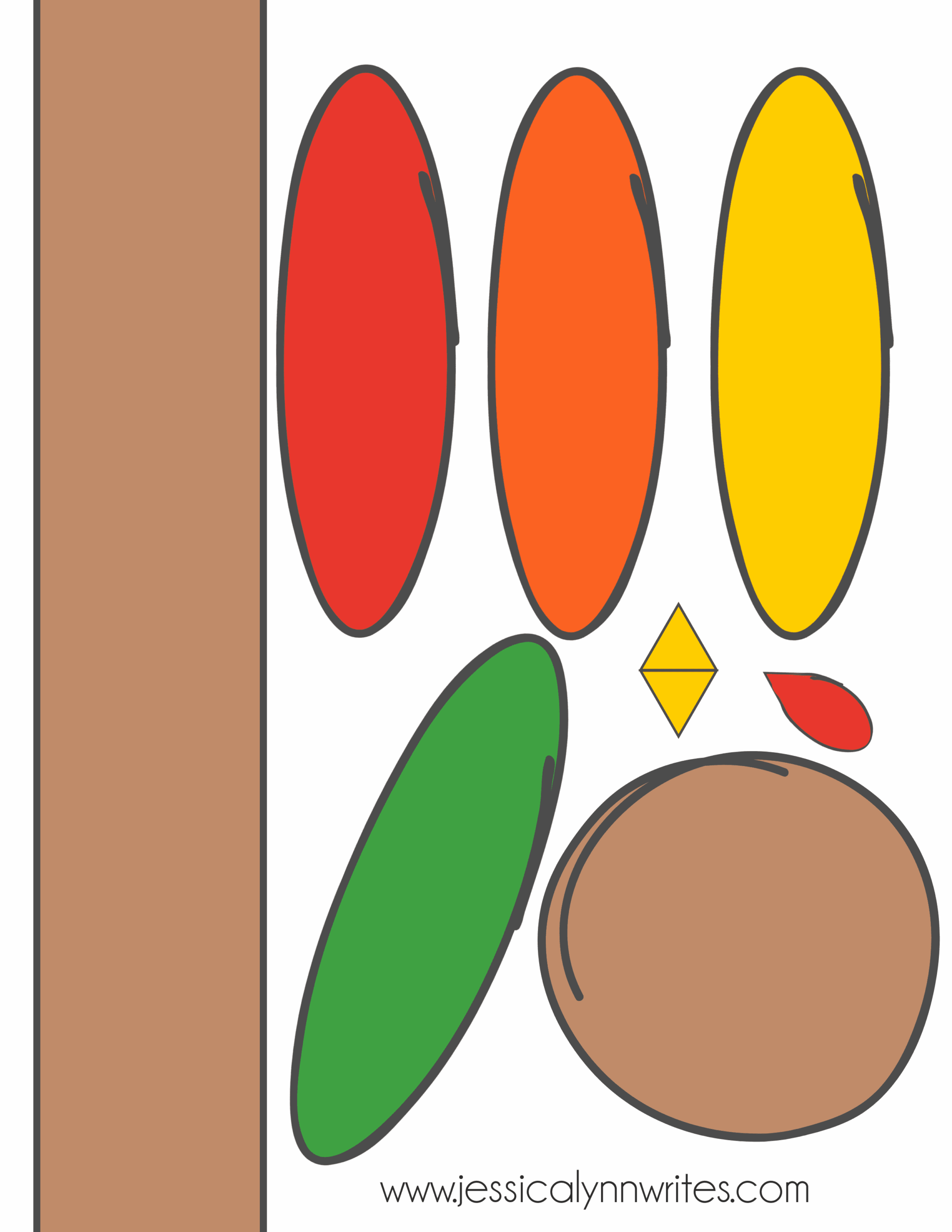 Free Printable Turkey Headband Templates