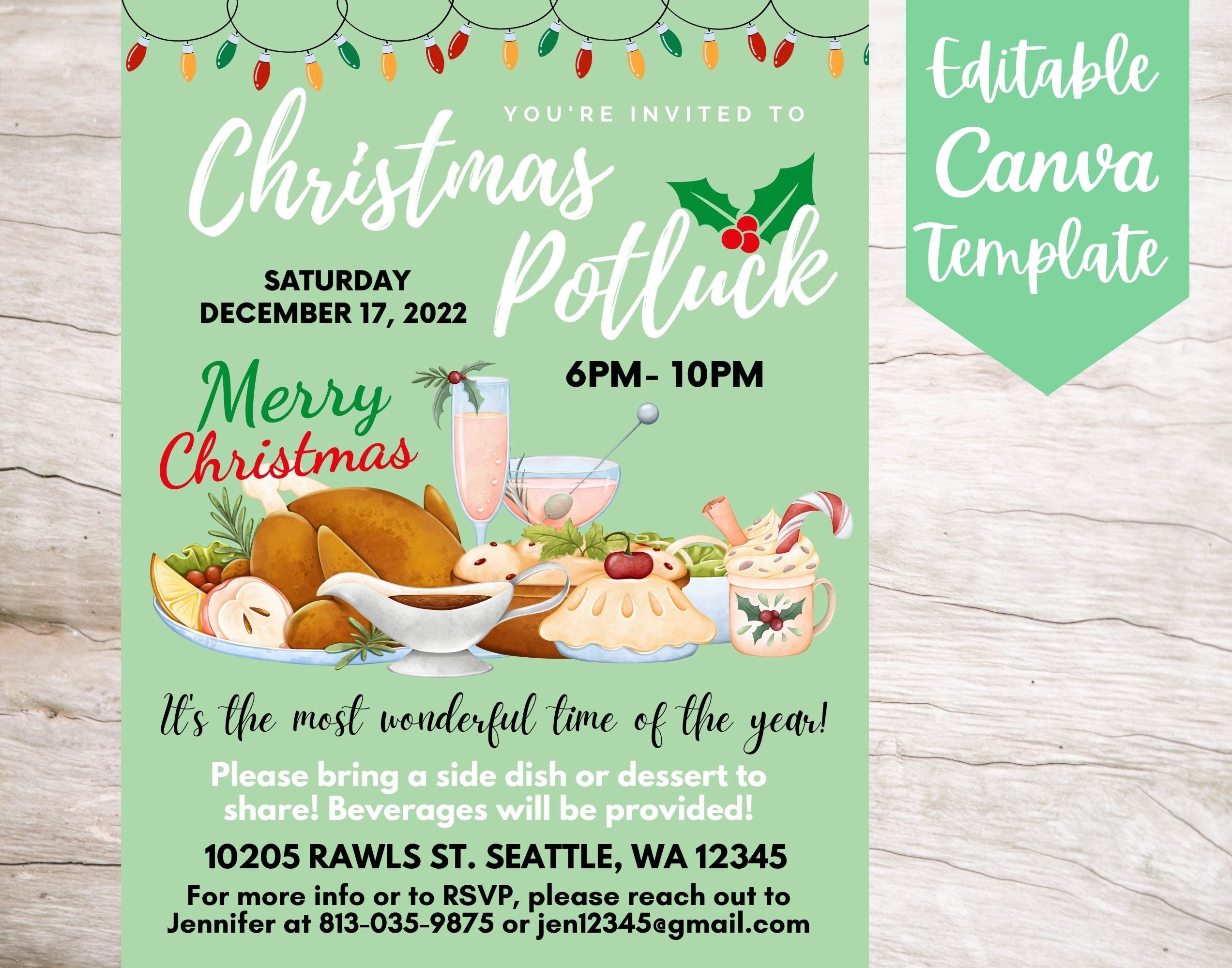EDITABLE And Printable Christmas Potluck Invitation Flyer Template Instant Download Christmas Potluck Party Event Canva Flyer Template Etsy EDITABLE And Printable Christmas Potluck Invitation Flyer Template Instant Download Christmas Potluck Party Event Canva Flyer Template Etsy