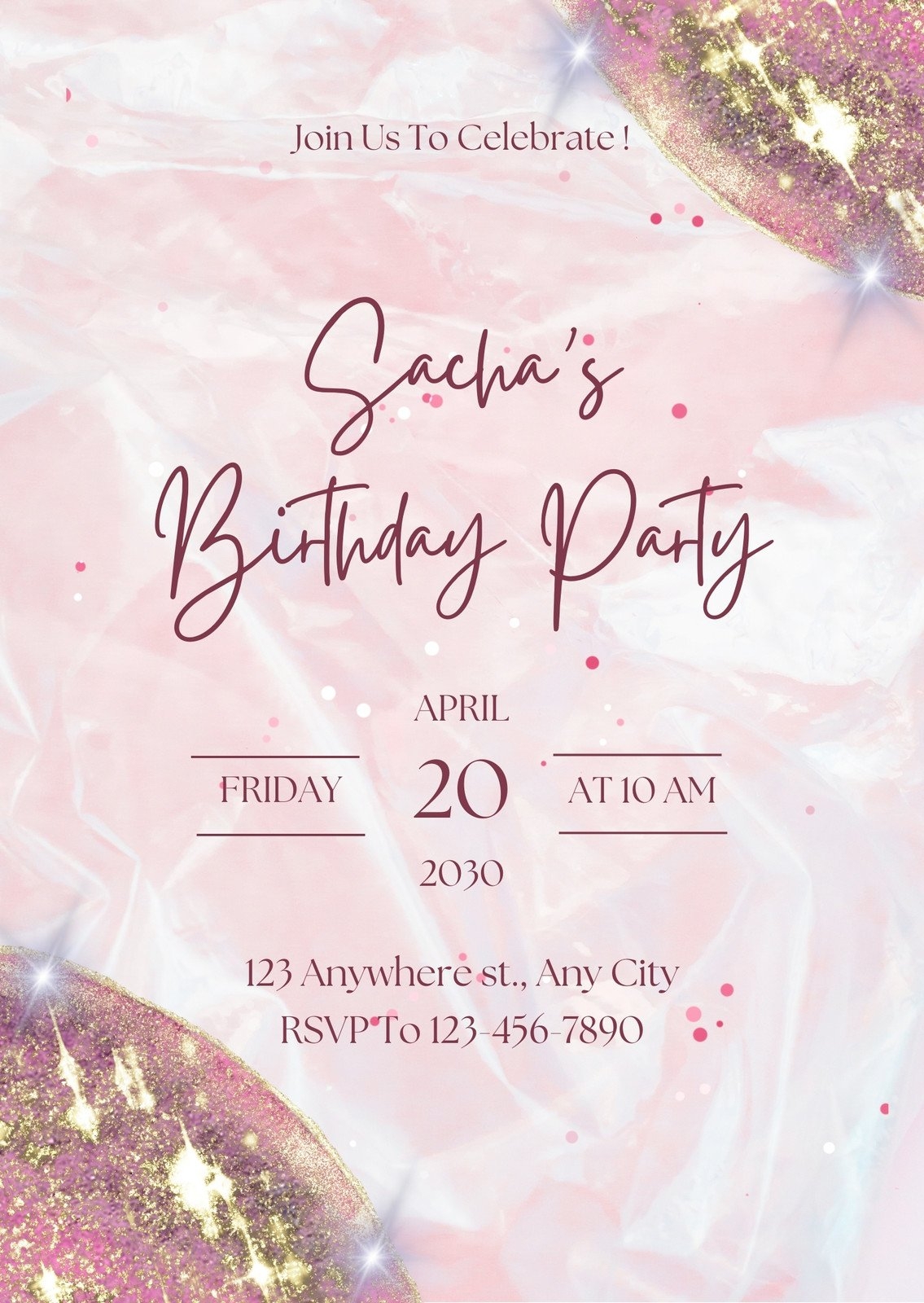 Free Printable Party Invitation Templates