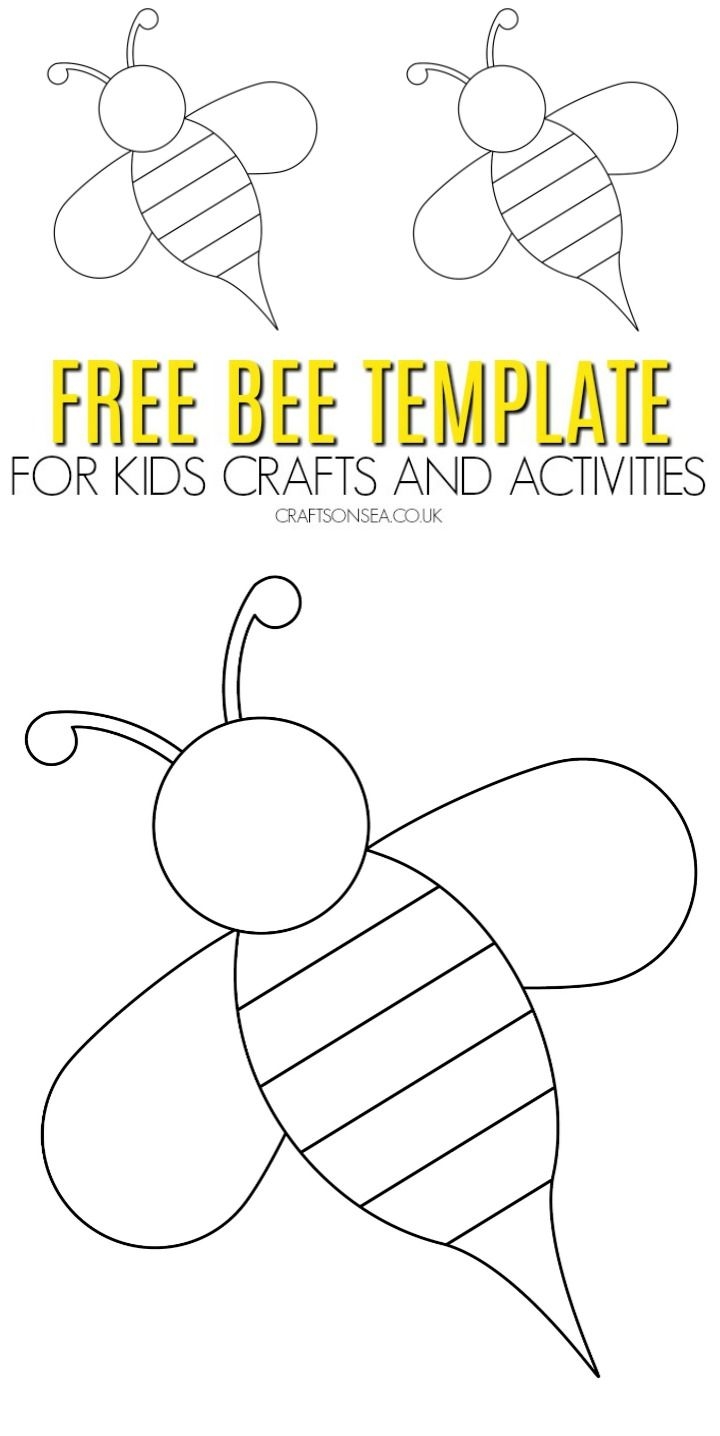 Free Printable Bumble Bee Templates