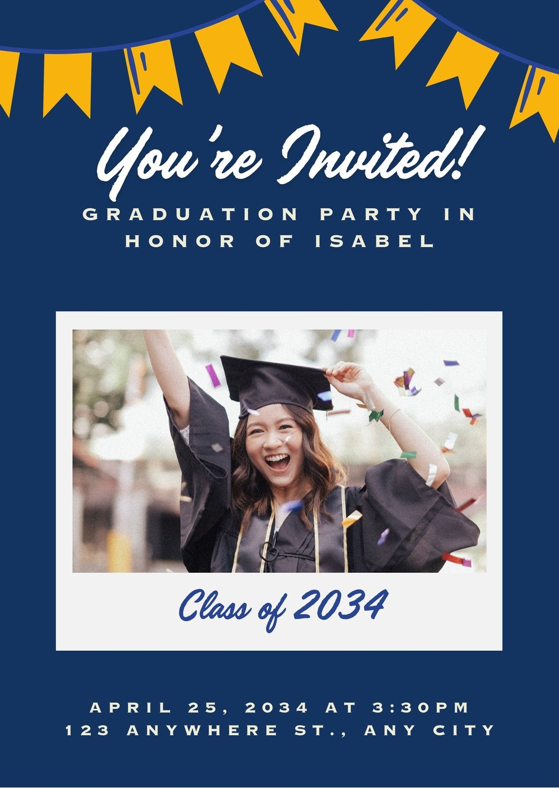 Free Printable Graduation Announcements Templates