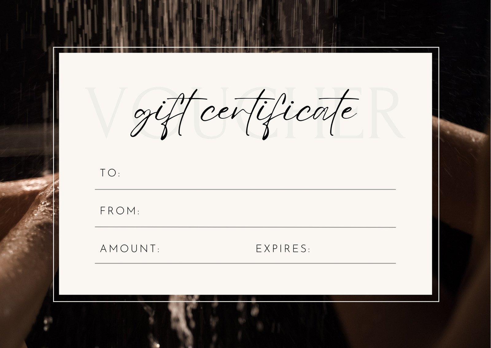 Free Printable Massage Voucher Templates