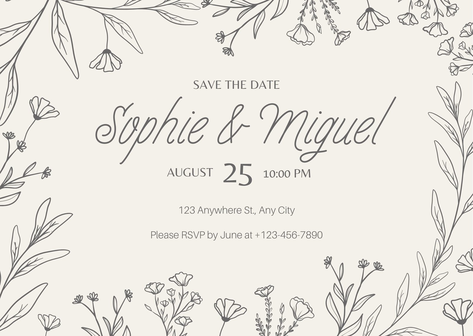 Save The Date Templates Free Printables
