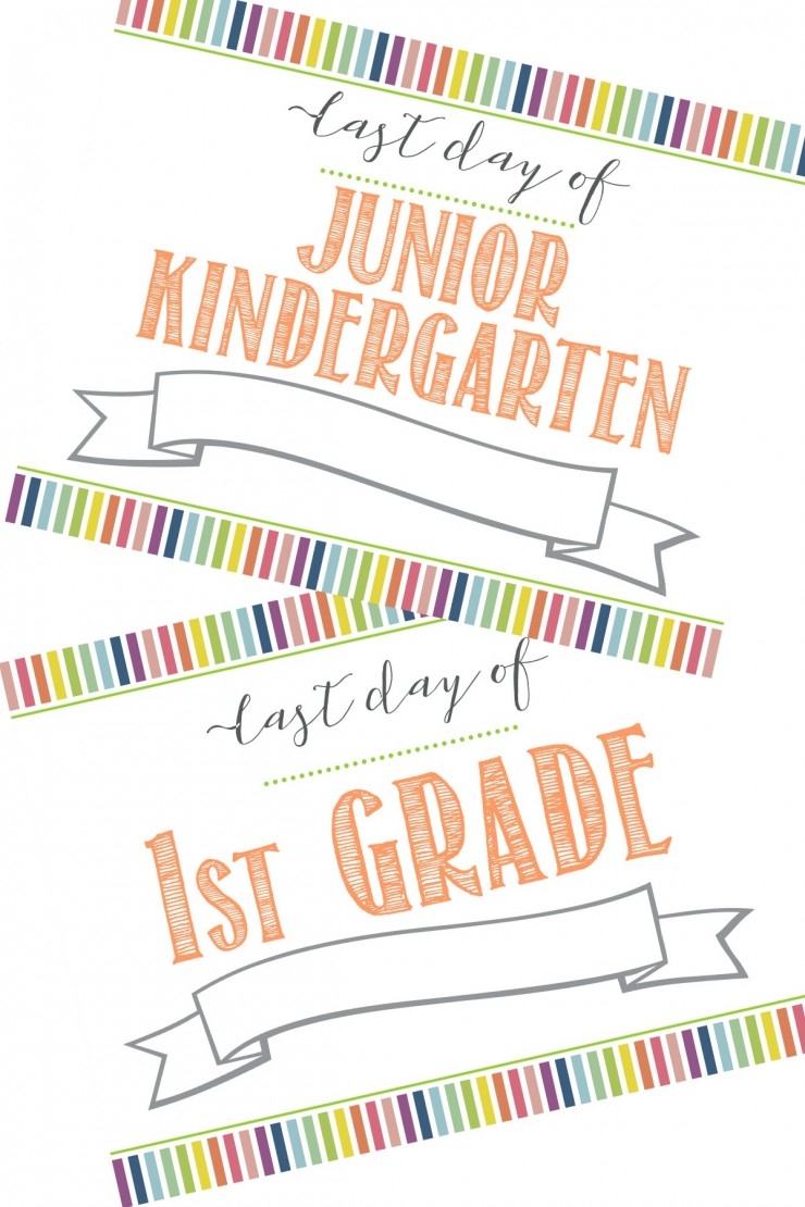 First Day Of School Templates Free Printable