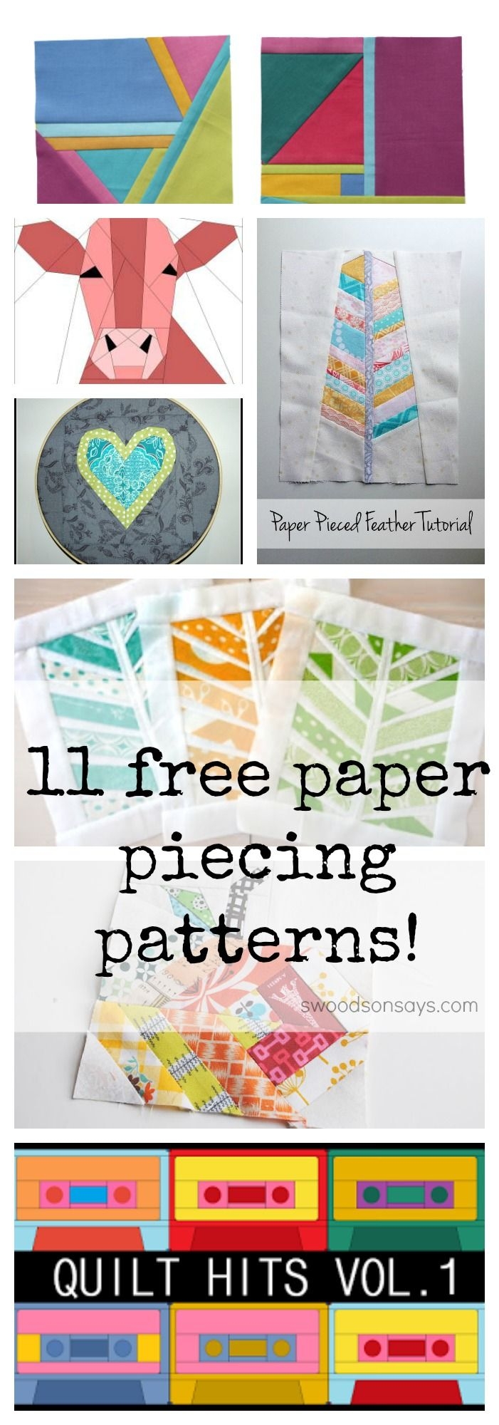 Free Printable Paper Piecing Templates