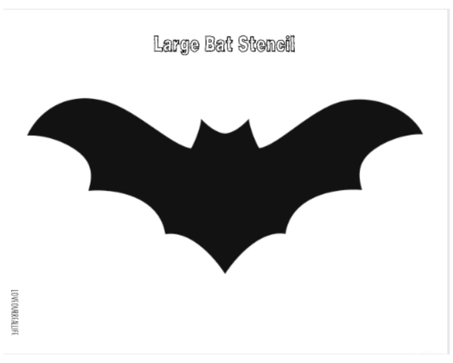 Free Printable Printable Bat Templates