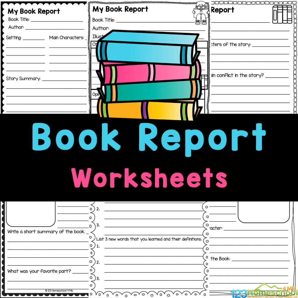 Free Printable Book Report Templates