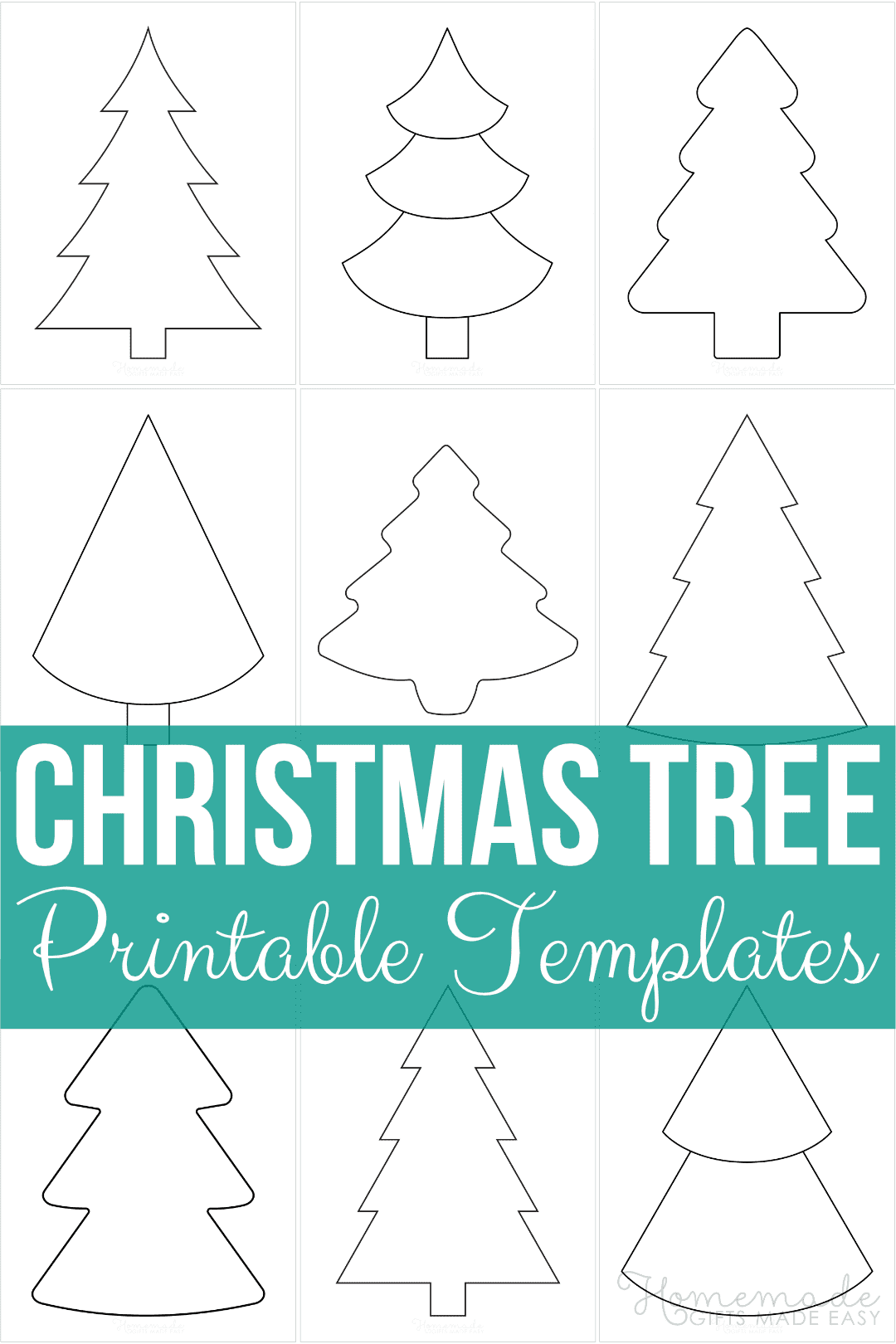 Free Printable Xmas Tree Templates Free Printable Xmas Tree Templates
