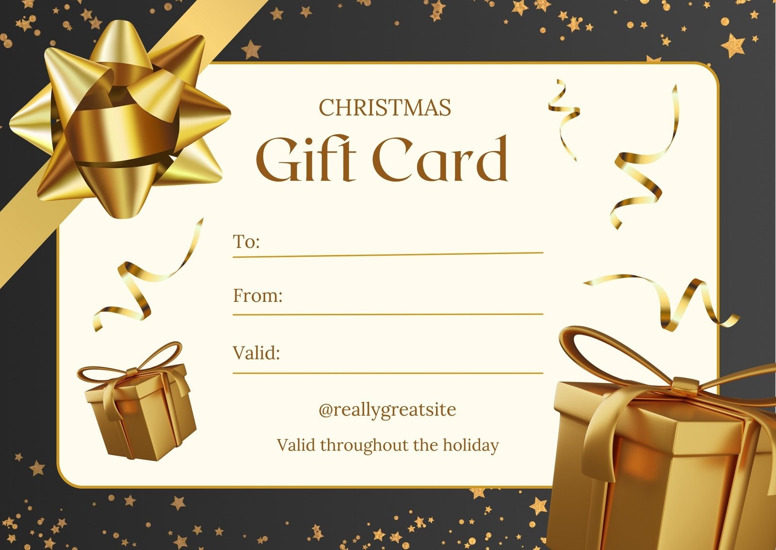 Free Printable Gift Card Templates