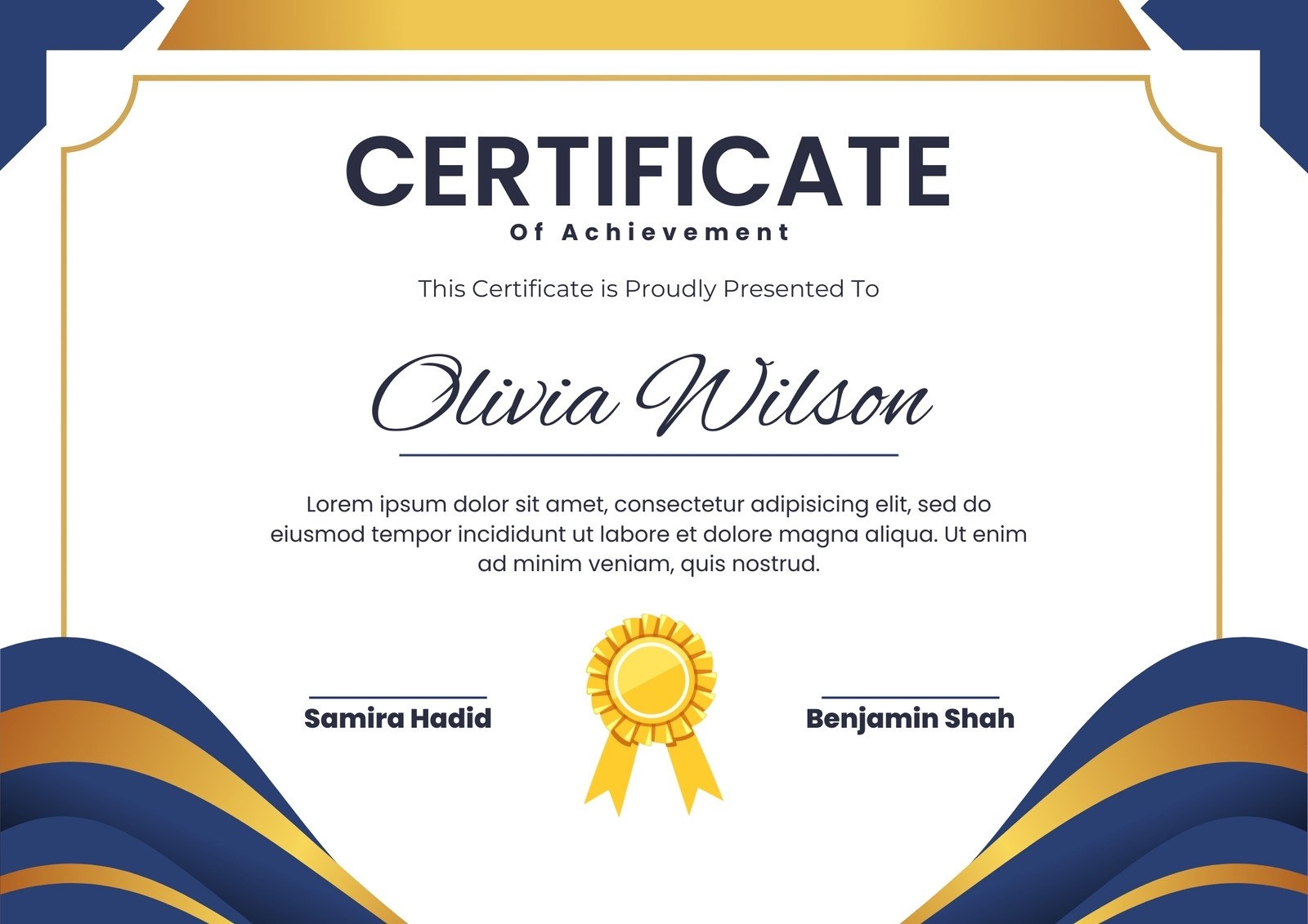 Free Printable Customizable Recognition Certificate Templates Canva