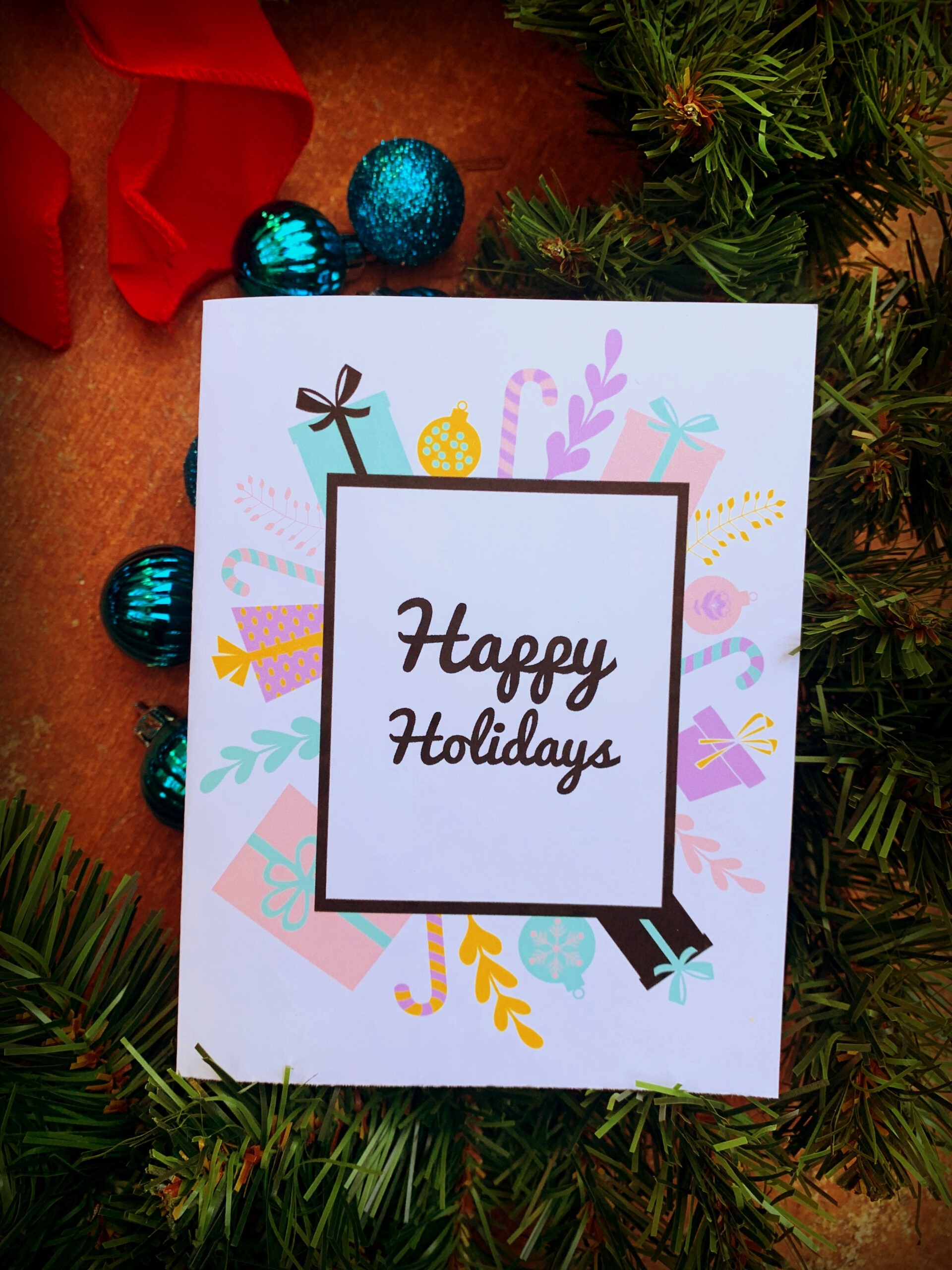 Free Holiday Card Templates Printable