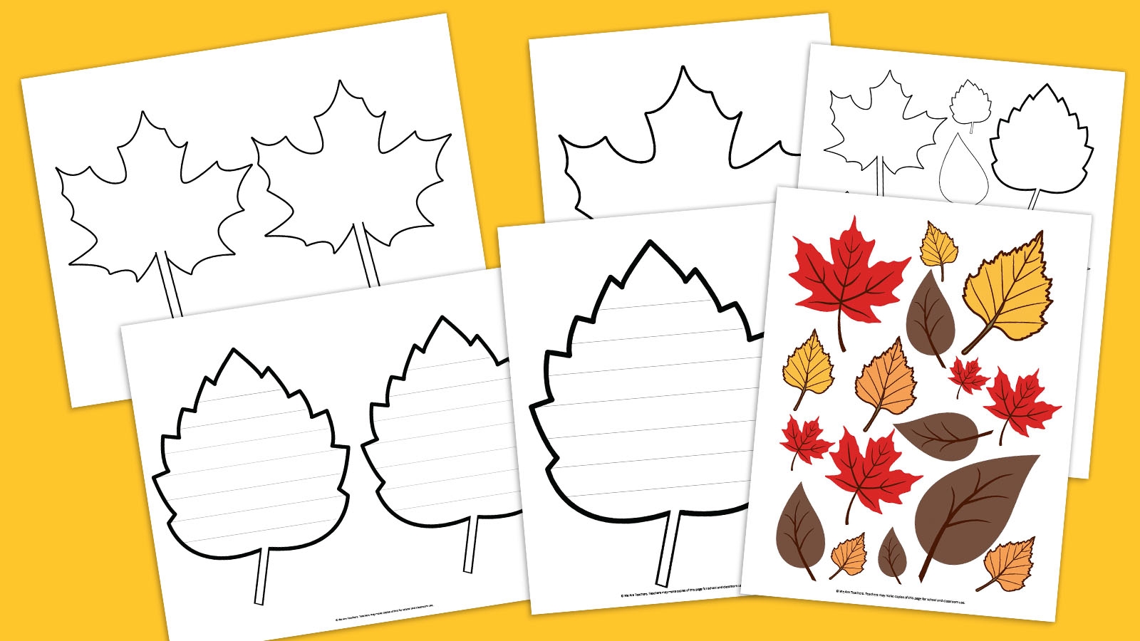 Fall Leaves Templates Free Printable