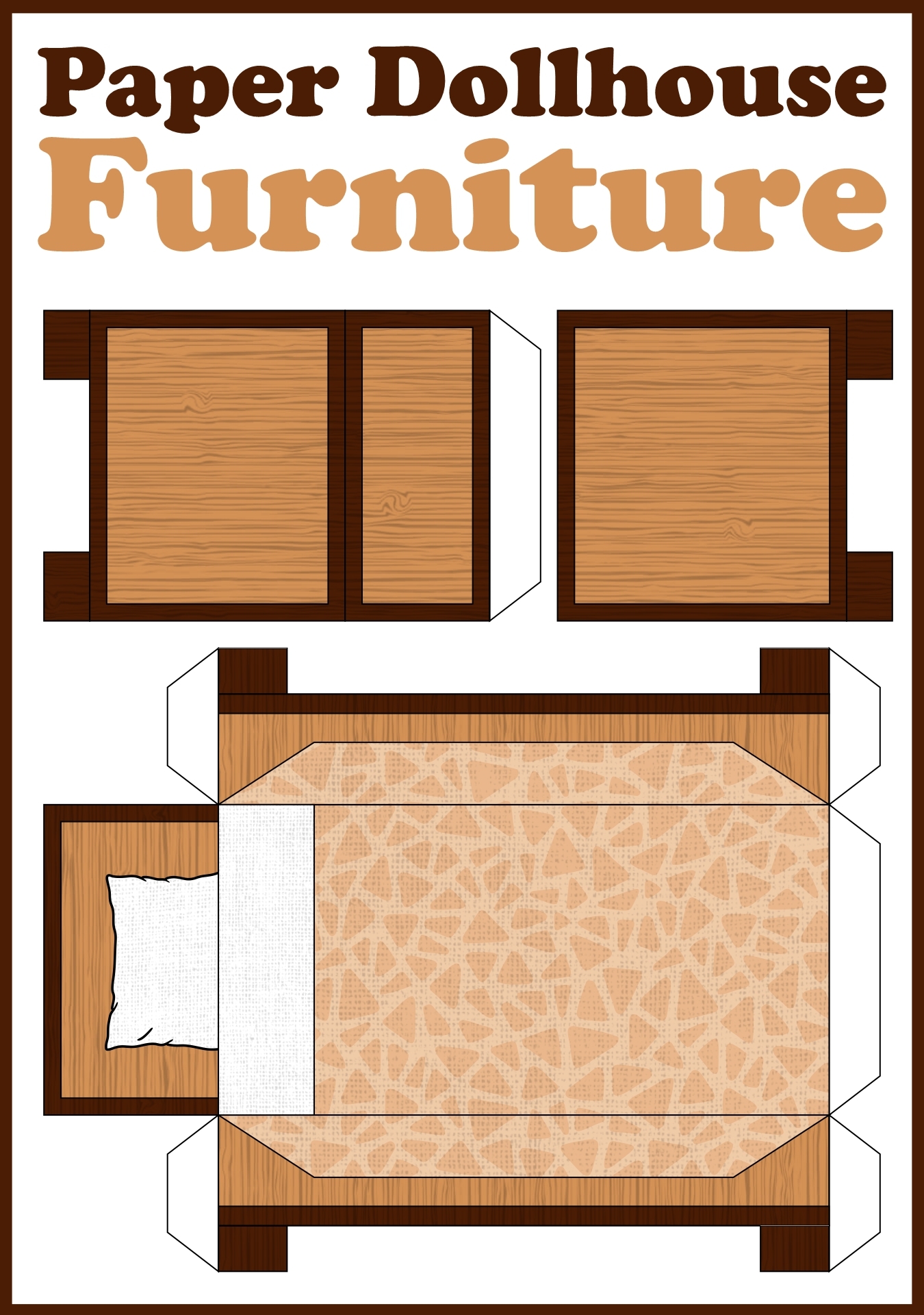 Free Printable Paper Dollhouse Furniture Hotsell