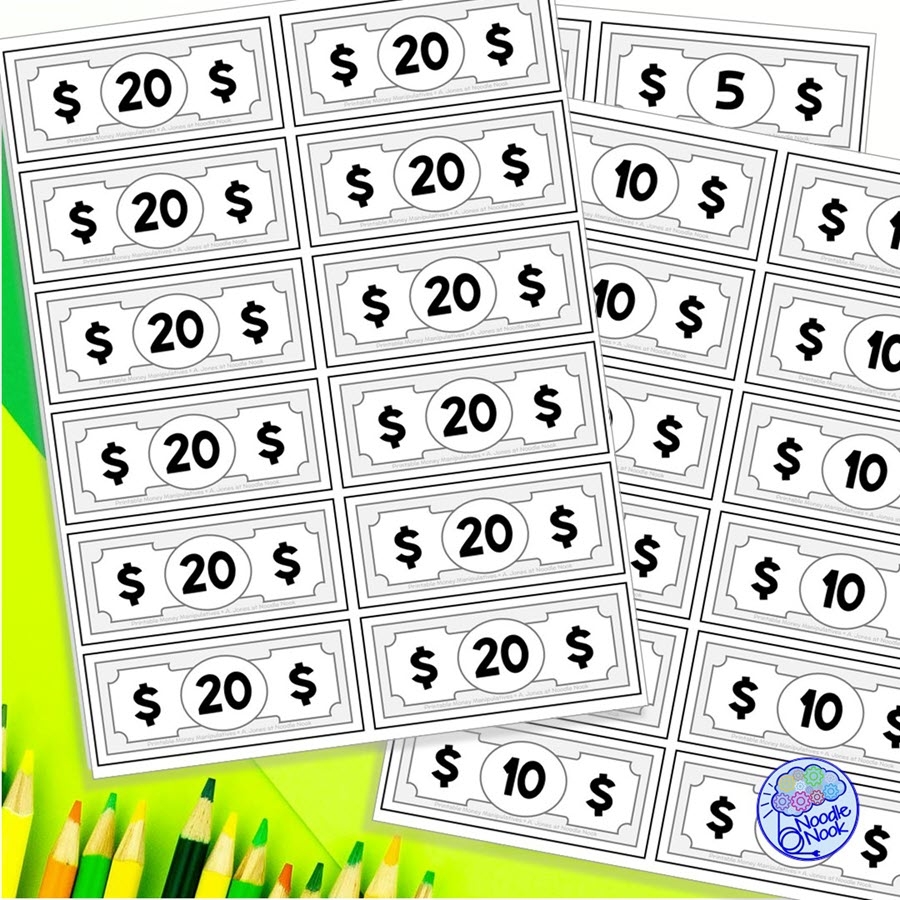 Free Printable Classroom Money Templates