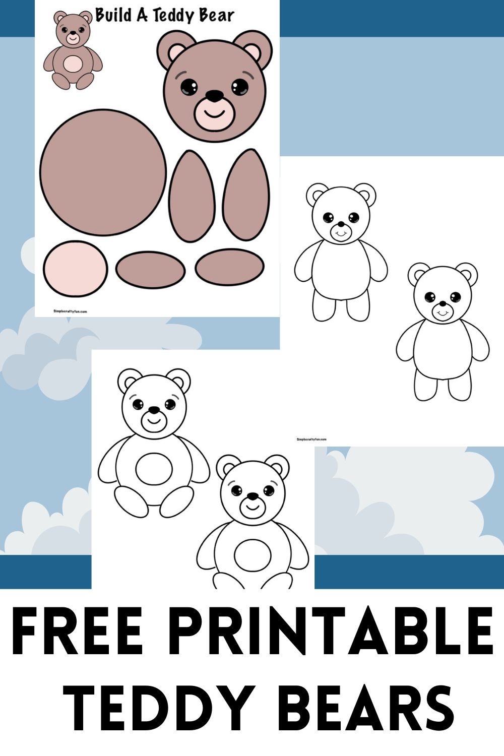 Teddy Bear Templates Free Printable