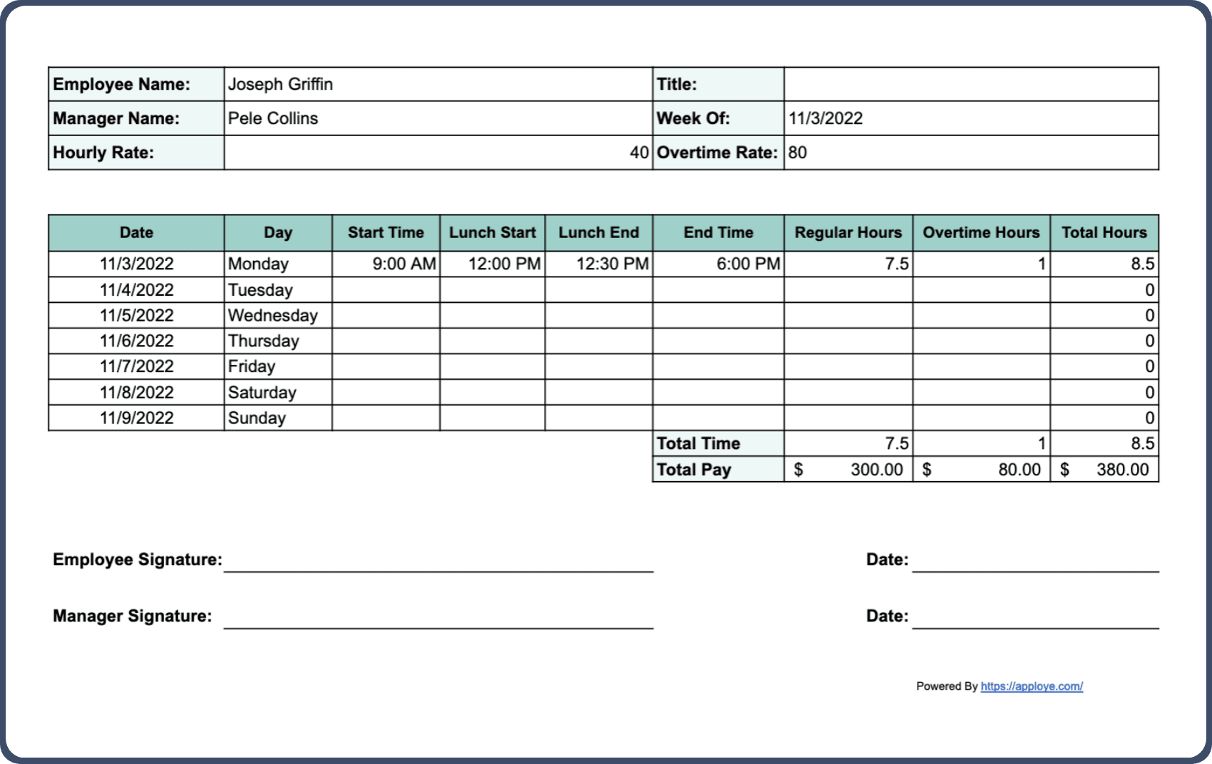 Free Printable Time Sheets Templates Free Printable Time Sheets Templates