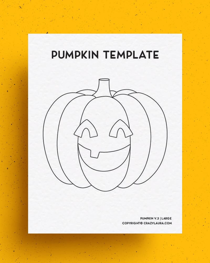 Large Pumpkin Templates Free Printable