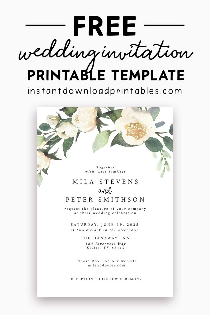 Free Wedding Invitation Templates Instant Download Printables Instant Download Printables Free Wedding Invitation Templates Instant Download Printables Instant Download Printables