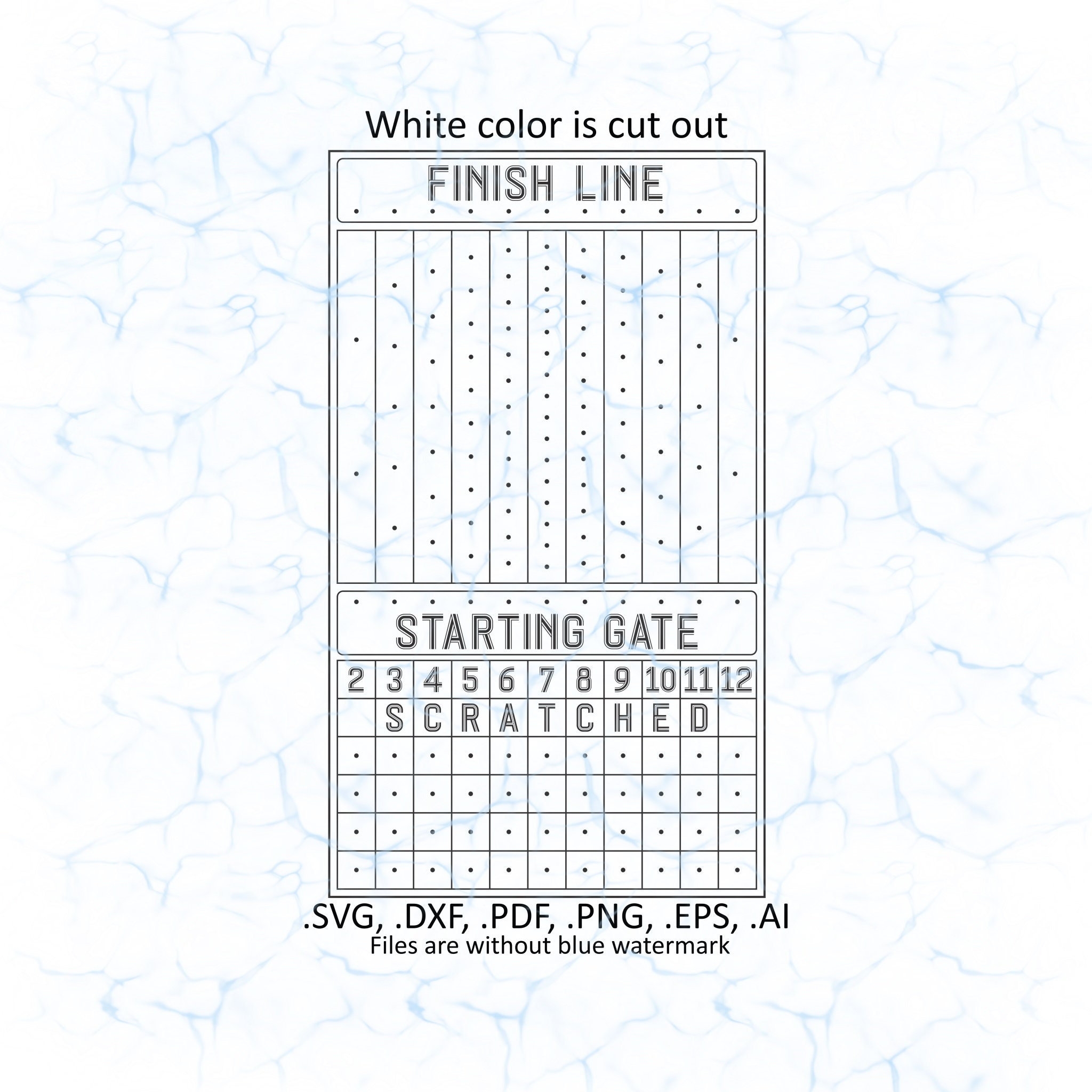 Horse Racing Board Game Svg Vector Pdf Dxf Ai Eps Png Files Etsy UK