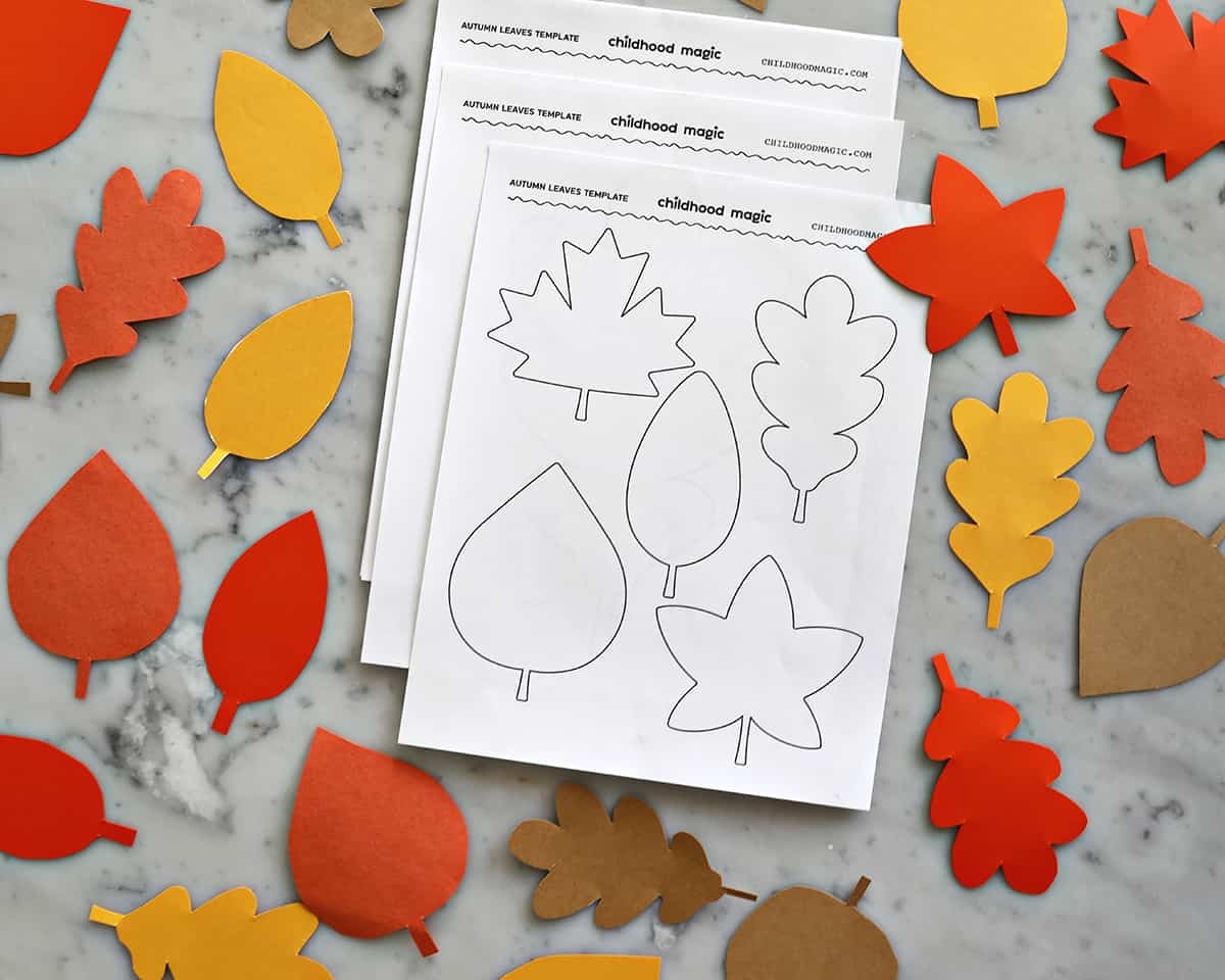 Free Printable Templates Fall Leaves