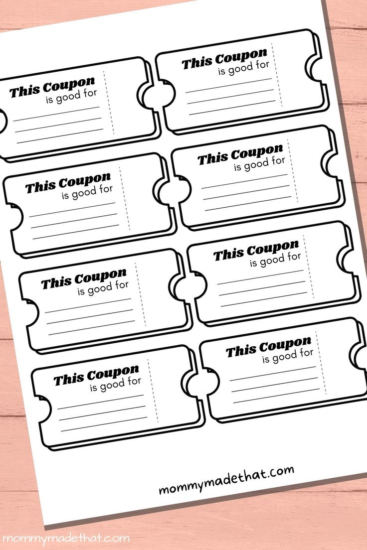 Downloadable Free Printable Coupon Templates
