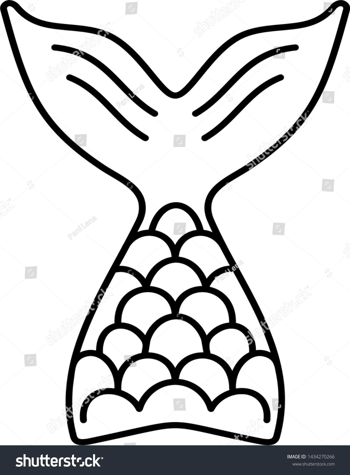 Free Printable Mermaid Tail Templates